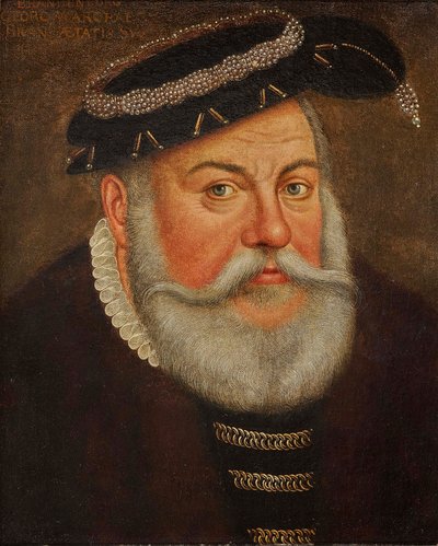 Jámbor György, Brandenburg-Ansbach őrgrófja 1484-1543. alkotó: Lucas Cranach the Younger