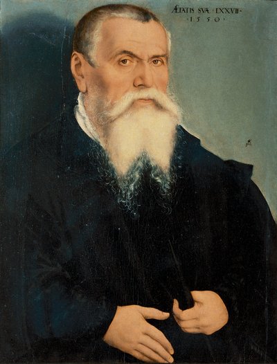 Olaszul:  Lucas Cranach il Vecchio portréja Lucas Cranach az idősebbről alkotó: Lucas Cranach the Younger