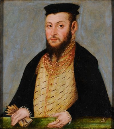 Lengyel: Zygmunta Augusta (1520-1572) portréja, króla Polski Sigismund II Augustus. alkotó: Lucas Cranach the Younger