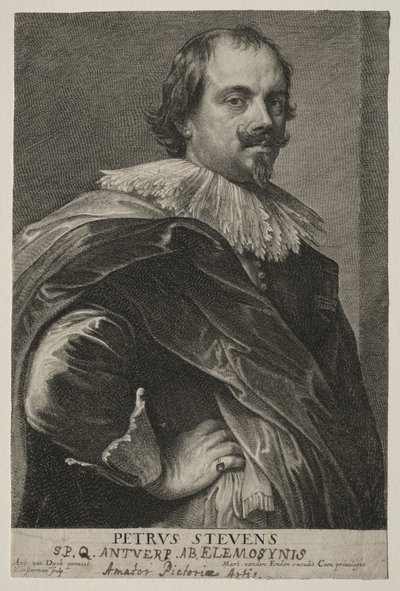Peter Stevens portréja. alkotó: Lucas Emil Vorsterman