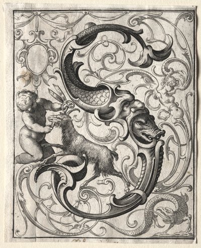 Új ABC-füzet: S, 1627. alkotó: Lucas Kilian