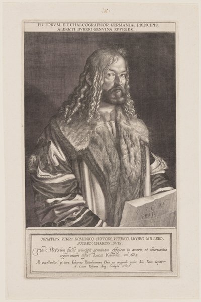 Albrecht Dürer portréja alkotó: Lucas Kilian