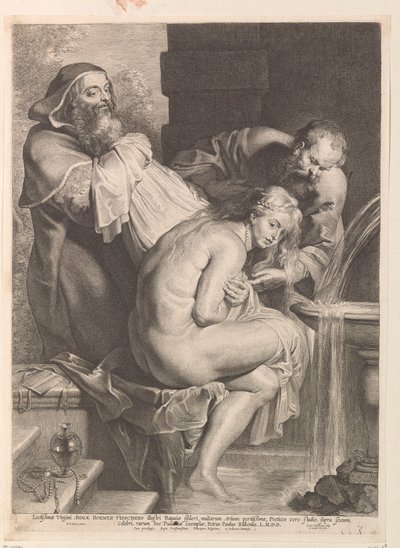 Susanna és a vének alkotó: Lucas Vorsterman (I)