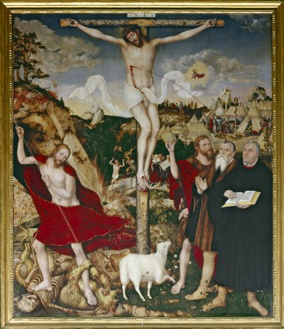Krisztus a kereszten alkotó: Lucas the Elder Cranach
