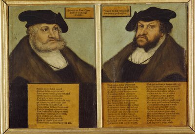 III. szászországi Frigyes kettős portréja alkotó: Lucas the Elder Cranach