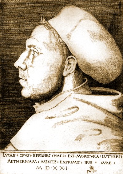 Luther Márton mint szerzetes alkotó: Lucas the Elder Cranach