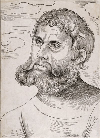 Luther Márton portréja „Junker Jorgként” – Lucas Cranach, idősebb – 1522 alkotó: Lucas the Elder Cranach