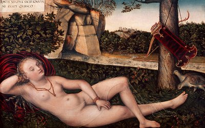 Fekvő Diana, Lucas Cranach Elder (1472-1553) alkotó: Lucas the Elder Cranach