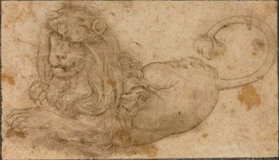 Oroszlántanulmány alkotó: Lucas the Elder Cranach