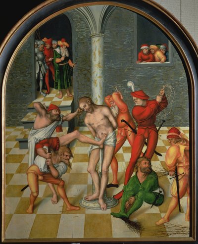 Krisztus korbácsolása alkotó: Lucas the Elder Cranach