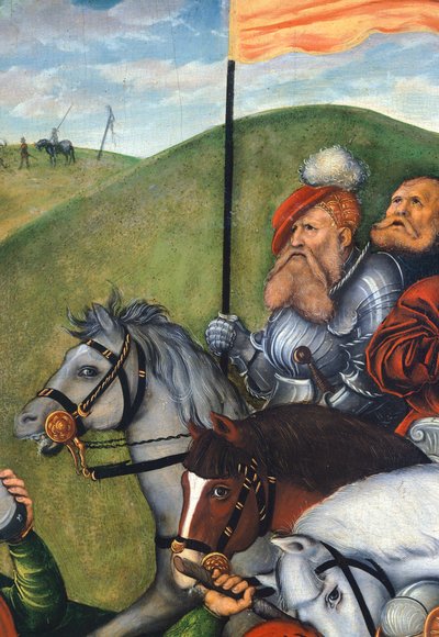 Út a kálváriához Lucas Cranach Elder (1472-1553), Részlet alkotó: Lucas the Elder Cranach