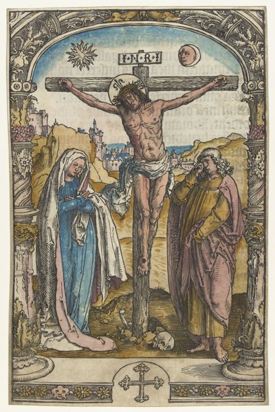 Krisztus a kereszten alkotó: Lucas van Leyden (attributed to)