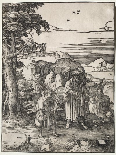 Ábrahám feláldozza Izsákot alkotó: Lucas van Leyden