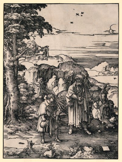 Ábrahám áldozata alkotó: Lucas van Leyden