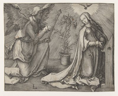 Angyali Üdvözlet alkotó: Lucas van Leyden