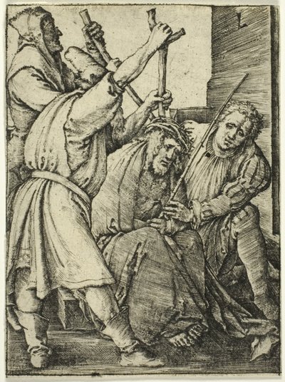 A tövissel megkoronázott Krisztus alkotó: Lucas van Leyden