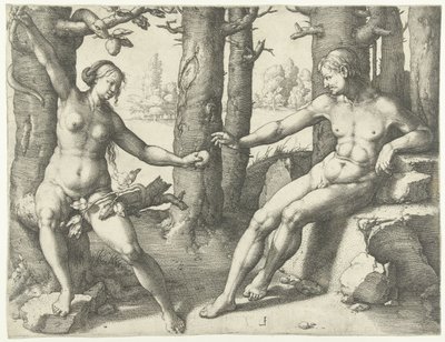 Az esés alkotó: Lucas van Leyden
