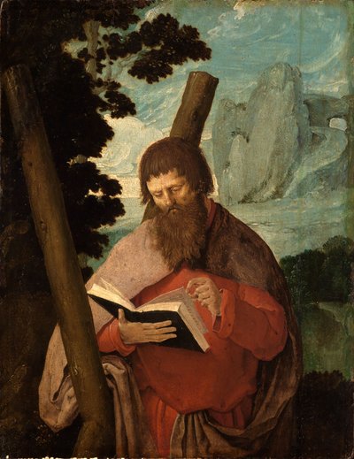 Szent András félalakban alkotó: Lucas van Leyden
