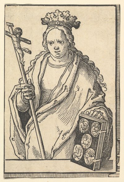 Ecclesia Christi Faith, a Szibillák sorozatból, kb. 1530. alkotó: Lucas van Leyden
