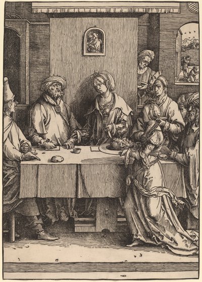 Heródes és Heródiás alkotó: Lucas van Leyden