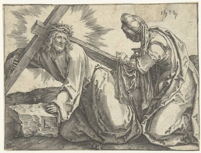 A kereszt hordozása alkotó: Lucas van Leyden