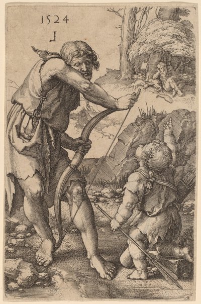 Lámek és Káin alkotó: Lucas van Leyden