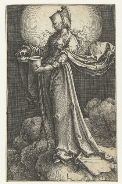 Mária Magdolna a felhőkön Maria Magdalena in de wolken alkotó: Lucas van Leyden