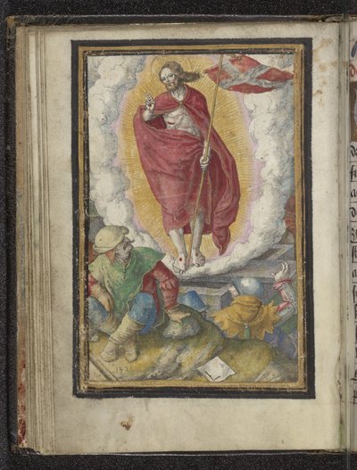 Feltámadás Krisztus szenvedése (sorozat címe) alkotó: Lucas van Leyden