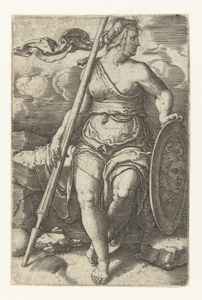 Pallas Athéné alkotó: Lucas van Leyden