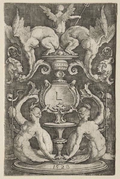 Dísztábla, 1528. alkotó: Lucas van Leyden
