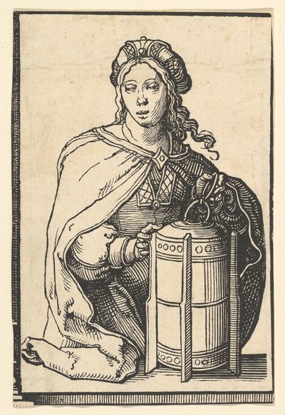 Perzsa Szibilla, a Szibilla sorozatból, kb. 1530. alkotó: Lucas van Leyden