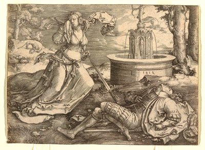 Pyramus és Thisbe alkotó: Lucas van Leyden