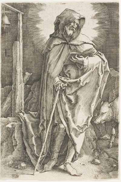 Szent Antal alkotó: Lucas van Leyden