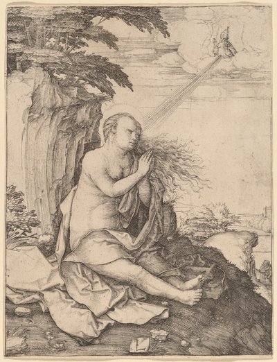 Szent Mária Magdolna a sivatagban alkotó: Lucas van Leyden