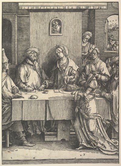 Salomé Keresztelő János fejével alkotó: Lucas van Leyden