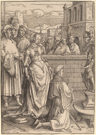 Salamon bálványimádása alkotó: Lucas van Leyden