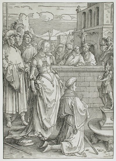 Salamon bálványimádása alkotó: Lucas van Leyden