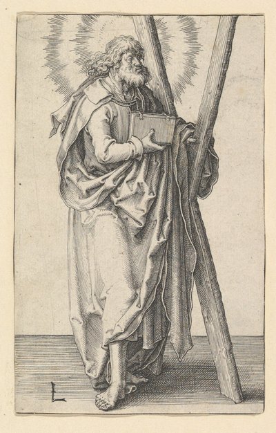 Szent András, kb. 1510. alkotó: Lucas van Leyden