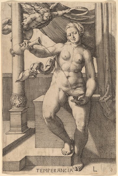 Temperancia (Mérmérséklet) alkotó: Lucas van Leyden