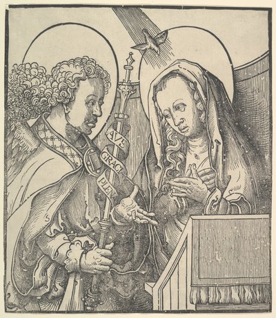 Angyali üdvözlet, 1515. alkotó: Lucas van Leyden