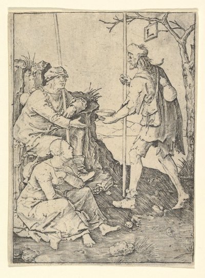 A koldusok, kb. 1509. alkotó: Lucas van Leyden