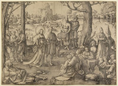 Magdaléna tánca alkotó: Lucas van Leyden