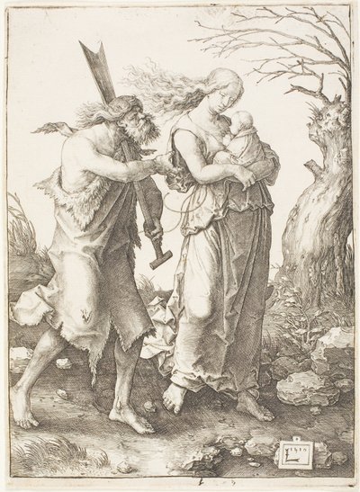 A Kiűzetés a Paradicsomból alkotó: Lucas van Leyden