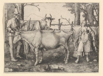 A fejőlány alkotó: Lucas van Leyden