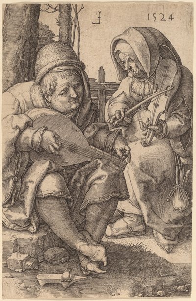 A Zenészek alkotó: Lucas van Leyden