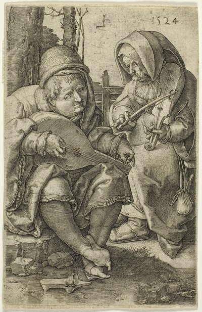 A Zenészek alkotó: Lucas van Leyden