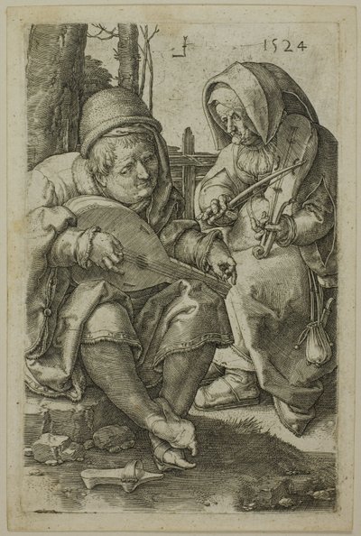 A Zenészek alkotó: Lucas van Leyden