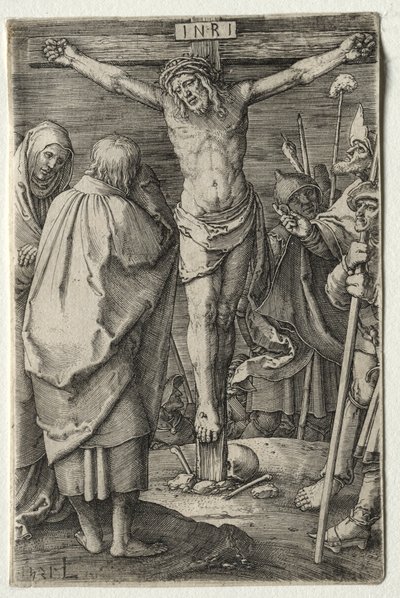 A szenvedély: a keresztre feszítés alkotó: Lucas van Leyden