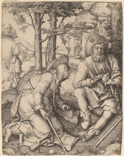 A zarándokok alkotó: Lucas van Leyden