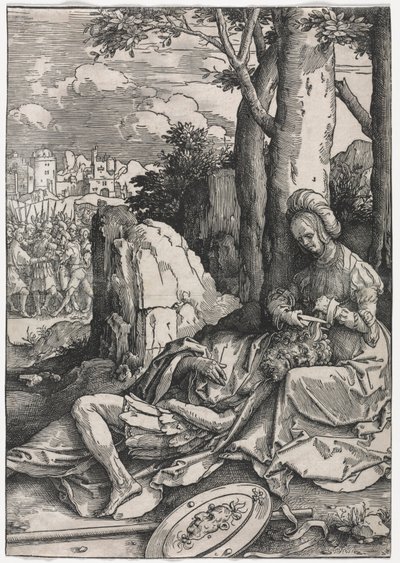 A nők hatalma: Sámson és Delila, c. 1512. alkotó: Lucas van Leyden